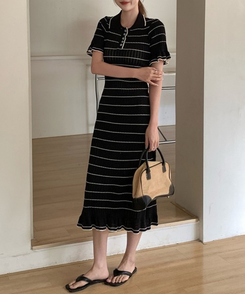 ReRe ワンピース サマーニットワンピース : ZOZOTOWN Yahoo!店