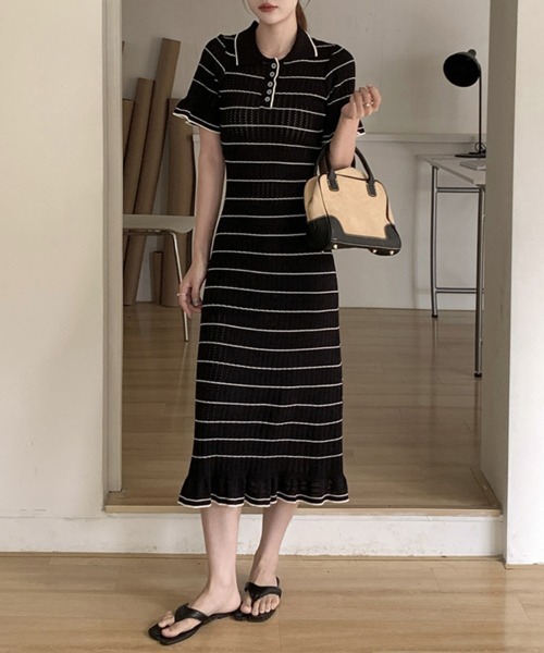 ReRe ワンピース サマーニットワンピース : ZOZOTOWN Yahoo!店