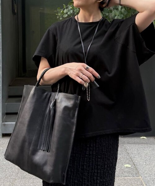 ear PAPILLONNER（イア パピヨネ） トートバッグ タッセルトートバッグ