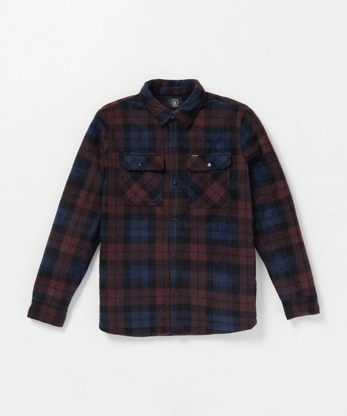 volcom フード付き赤黒チェックシャツ XL 楽天市場】Volcom/ボルコム チェックシャツ アパレルライン 秋冬