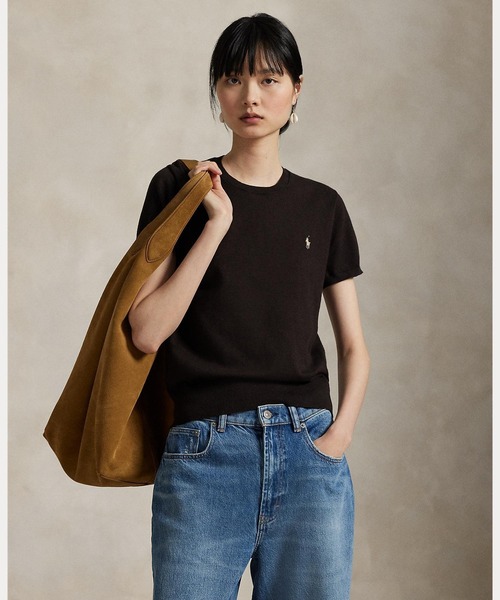 POLO RALPH LAUREN ショートスリーブクルーネックセーター ショートスリーブ クルーネック セーター（ニット/セーター