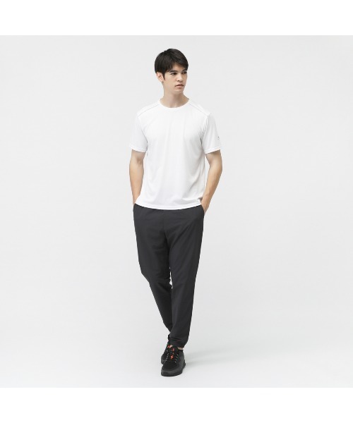 【ブラック】撥水 4WAYストレッチ テーパード ジョガーパンツ (MENS) TIGORA（ティゴラ） パンツ TIGORA 4WAYストレッチジョガーパンツ