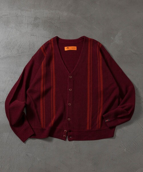 カーディガン RED KAP/レッドキャップ 別注 ガーター編み ストライプ カーディガン メンズ | RED KAP | 14