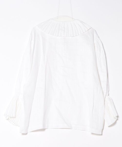 venit（ヴェニット） ブラウス シャツ VENIT / linen pleats blouse