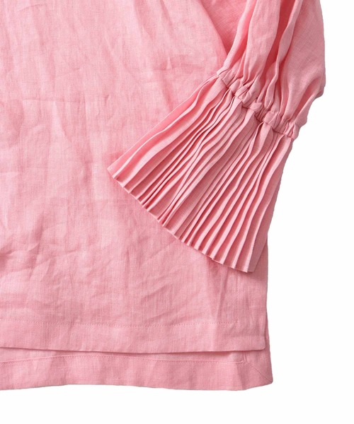 venit(ヴェニット) ブラウス シャツ VENIT / linen pleats blouse venit(ヴェニット) ブラウス シャツ VENIT / linen pleats blouse