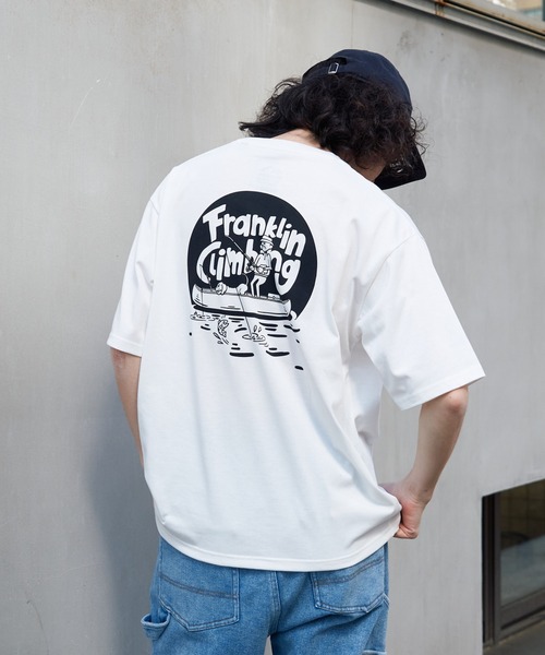 「Franklin Climbing」 半袖Tシャツ L ホワイト メンズ_画像2