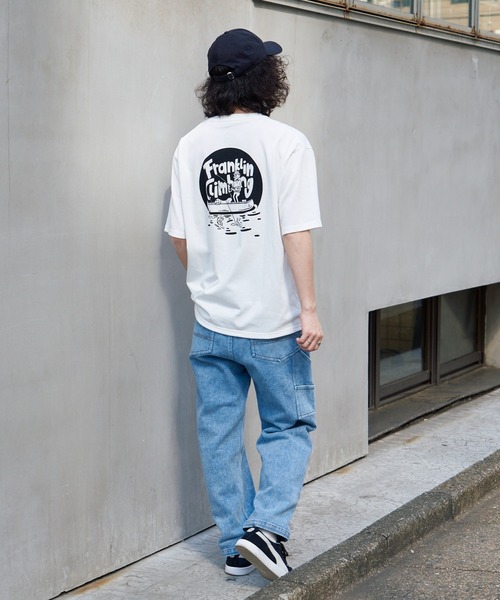 「Franklin Climbing」 半袖Tシャツ L ホワイト メンズ_画像8