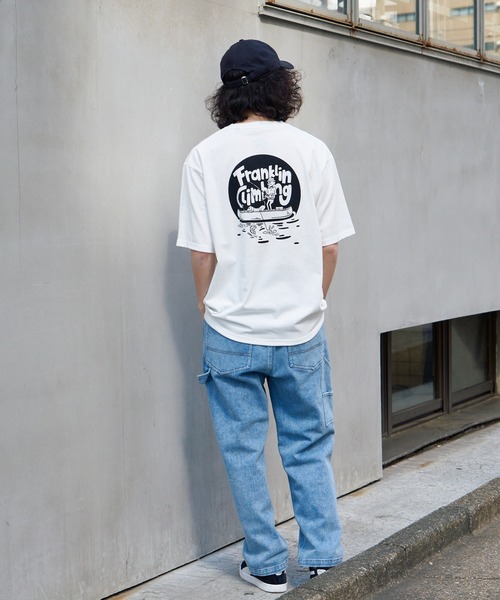 「Franklin Climbing」 半袖Tシャツ L ホワイト メンズ_画像9