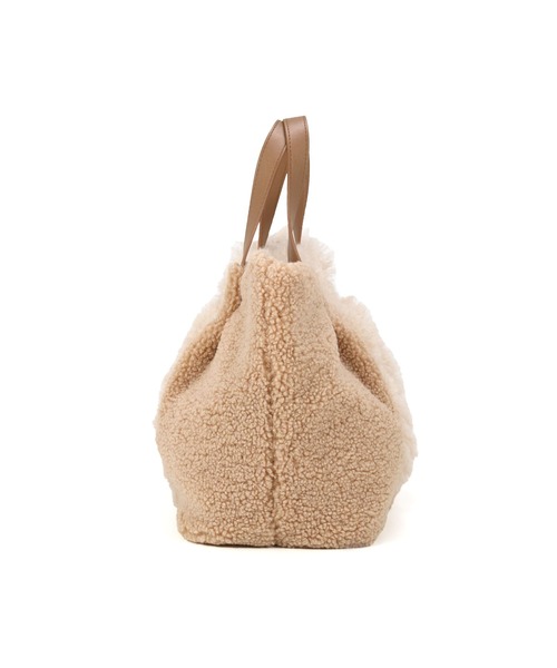 T・S・L トートバッグ ファー切り替えトートバッグ レディース