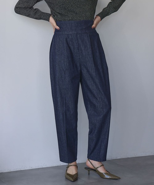 テーパードデニムパンツ テーパードデニムパンツ（ビンテージライク）/R&D.M.co- | DONOVAN