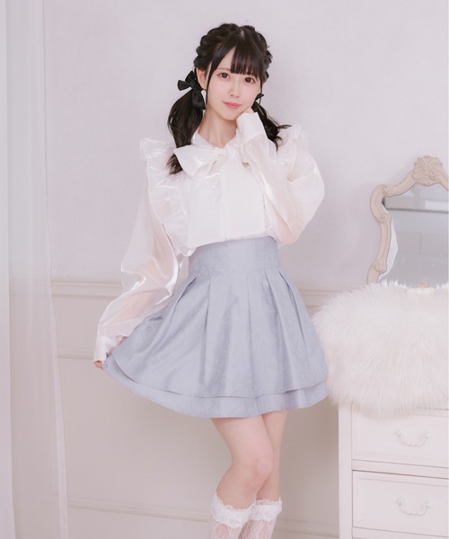 Pal elfy フレアスカート LARGE ブルー系その他 レディース : ZOZOTOWN