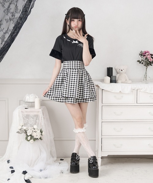 Pal elfy フレアスカート LARGE ブルー系その他 レディース : ZOZOTOWN