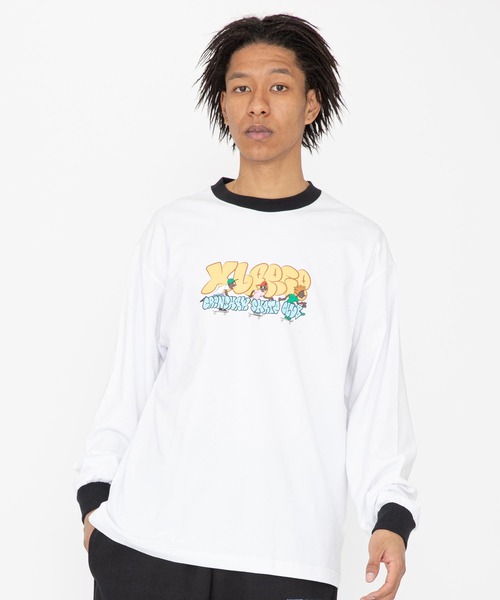 XLARGE（エクストラ ラージ） 長袖Tシャツ X-LARGE ホワイト メンズ