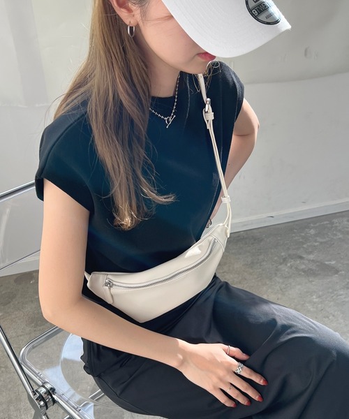 「Futier land」 ノースリーブニット X-LARGE ブラック レディース_画像6