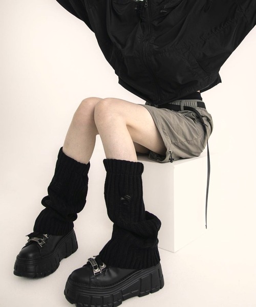 CANVAS+ レッグウォーマー 「CANVAS＋」ダメージルーズレッグ