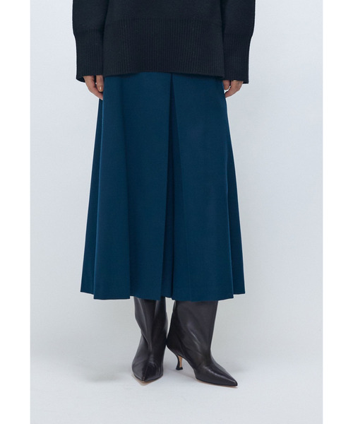 1er Arrondissement パンツ ウールサテンキュロットパンツ レディース