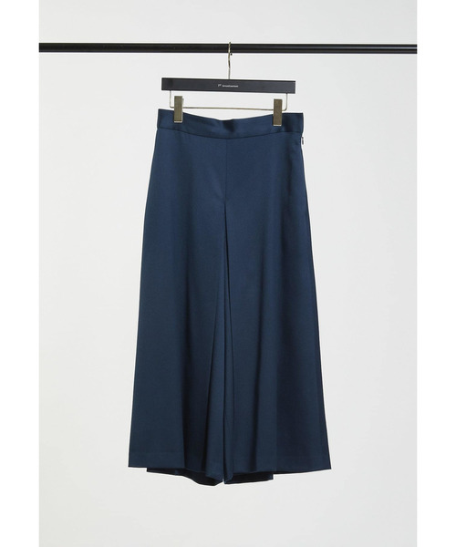 1er Arrondissement パンツ ウールサテンキュロットパンツ レディース