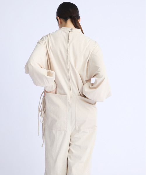 PERNA オールインワン コーデュロイリボンオールインワン レディース