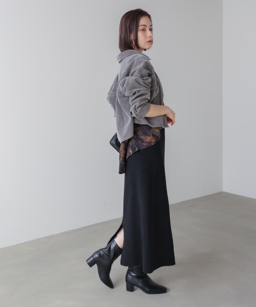 Bou Jeloud（ブージュルード） ブラウス シャツ 花柄ワイドブラウス 