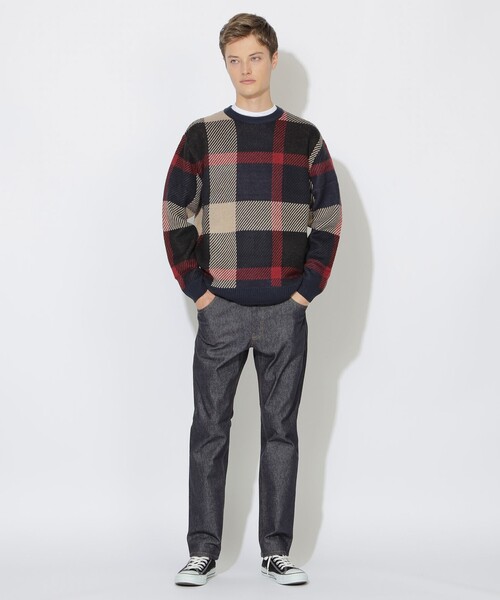 CB CRESTBRIDGE ニット セーター クレストブリッジビッグチェック