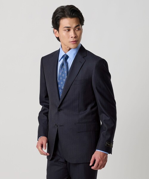 A DAY IN THE LIFE セットアップ ヘリンボーン 2ボタンスーツ「A DAY