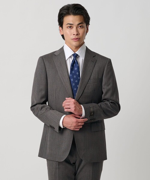 A DAY IN THE LIFE セットアップ ヘリンボーン 2ボタンスーツ「A DAY