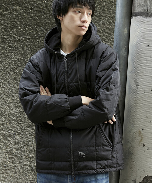 TAION（タイオン） ダウンジャケット ダウン SC FRONT ZIP DOWN HOODIE