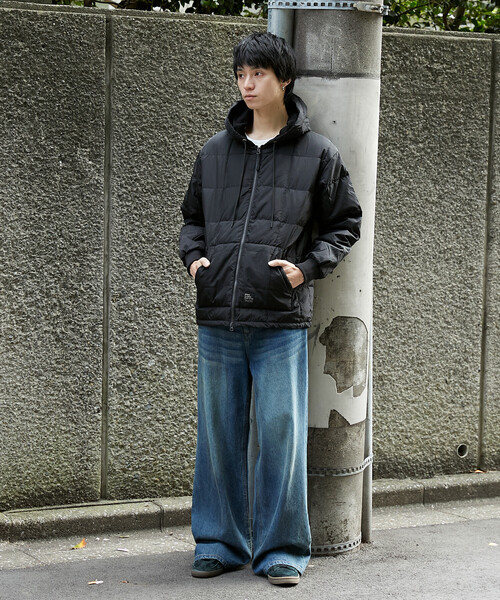 TAION（タイオン） ダウンジャケット ダウン SC FRONT ZIP DOWN HOODIE