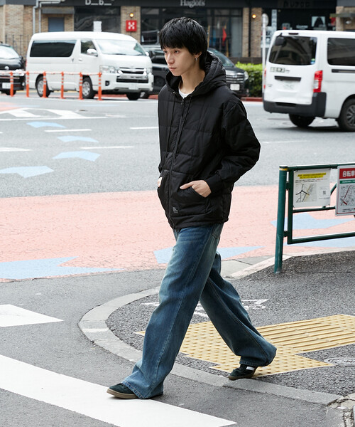 TAION（タイオン） ダウンジャケット ダウン SC FRONT ZIP DOWN HOODIE