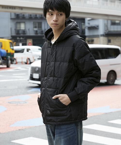 TAION（タイオン） ダウンジャケット ダウン SC FRONT ZIP DOWN HOODIE
