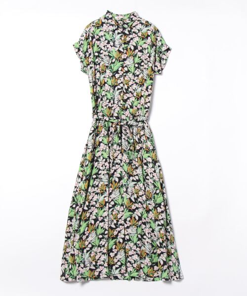 「PREFERIR」 シャツワンピース SMALL ブルー レディース_画像4