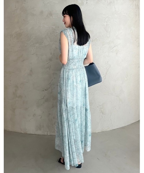 FRAY I.D（フレイ・アイディー） ノースリーブワンピース 0 ブルー