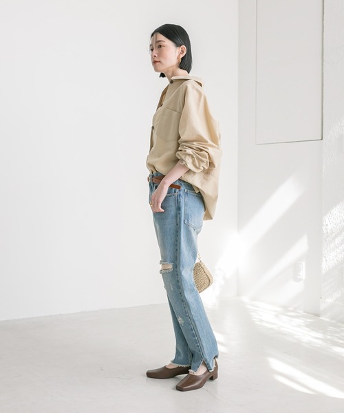 「RIVE DROITE」 長袖シャツ FREE ベージュ レディース_画像5