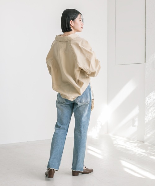 「RIVE DROITE」 長袖シャツ FREE ベージュ レディース_画像6