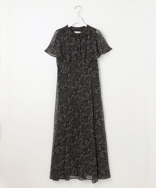 「ANY SIS」 半袖ワンピース 1 ベージュ レディース_画像9