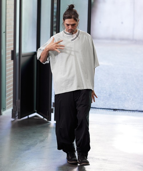 「a lit r」 半袖Tシャツ M チャコール メンズ_画像6