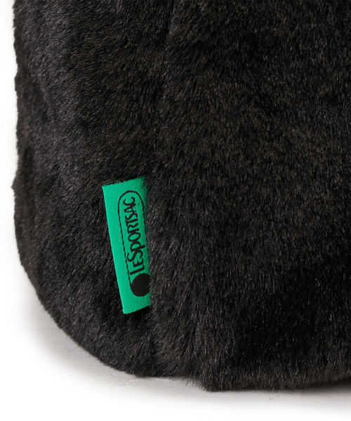 未使用品　LESPORTSAC ブラック　ファー　ボディバッグ　ショルダーバッグ レスポートサック LeSportsac FUR SHOULDER TOTE （ブラック