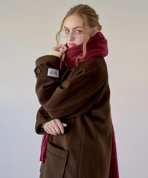 12/14出品終了】BOSS ベージュ ダッフルコート 未使用品☆定価14.3万