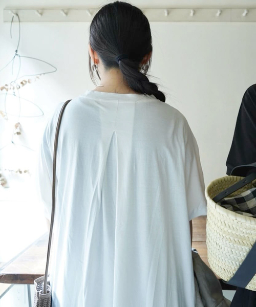 「JOURNAL STANDARD LUXE」 半袖ワンピース - ブラック レディース_画像2