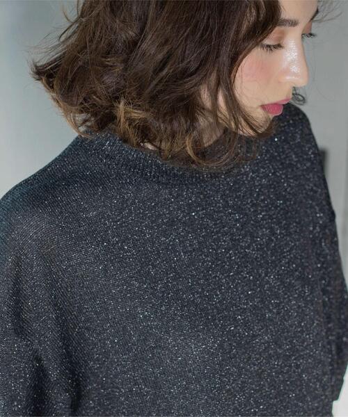 「OPAQUE.CLIP」 半袖ニット 38 ピンク レディース_画像3