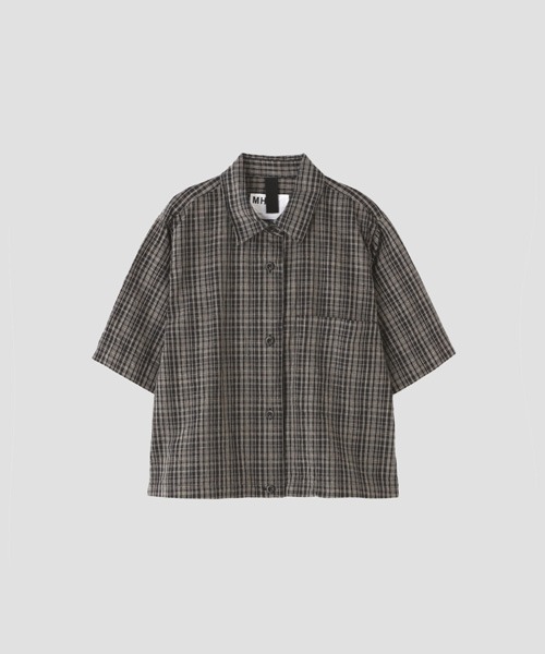 MHL.（エムエイチエル） 半袖シャツ 2 ブラック レディース : ZOZOTOWN