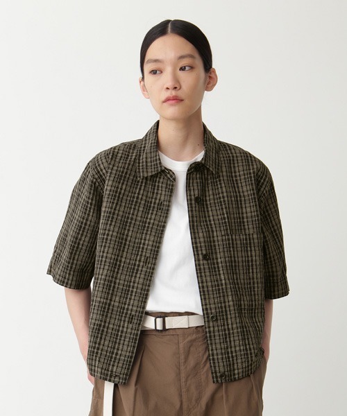 MHL.（エムエイチエル） 半袖シャツ 2 ブラック レディース : ZOZOTOWN