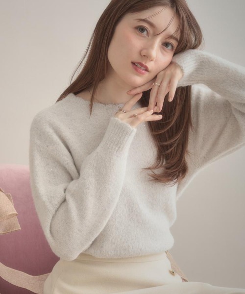 Couture Brooch（クチュール ブローチ） ニット セーター 「前後2WAY