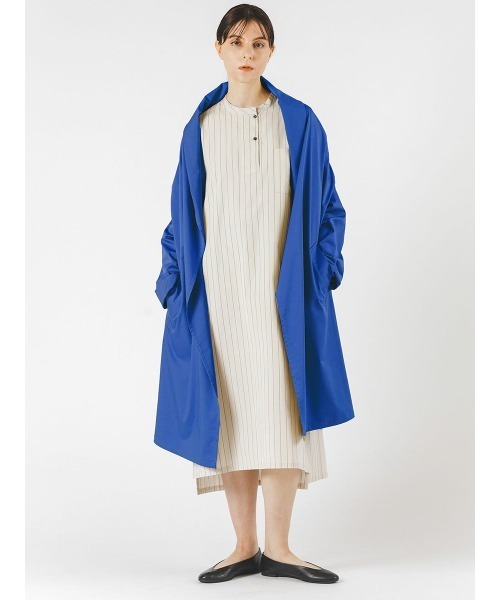 mizuiroind（ミズイロインド） チェスターコート FREE ブルー