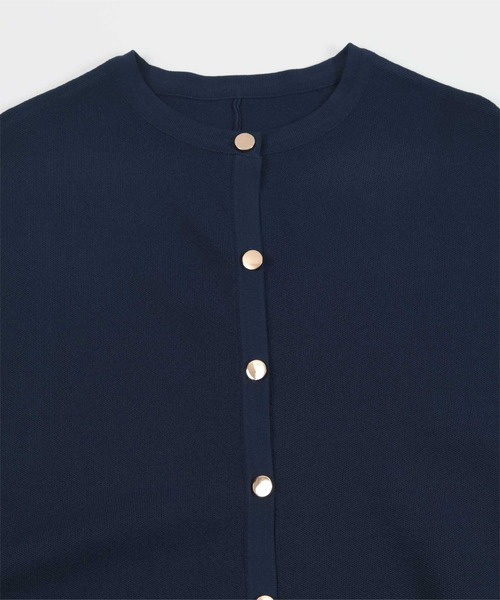 「ur's」 ニットベスト S ホワイト レディース_画像2