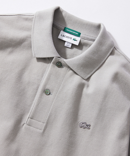 「LACOSTE」 半袖ポロシャツ 4 ブラック系その他 メンズ_画像3