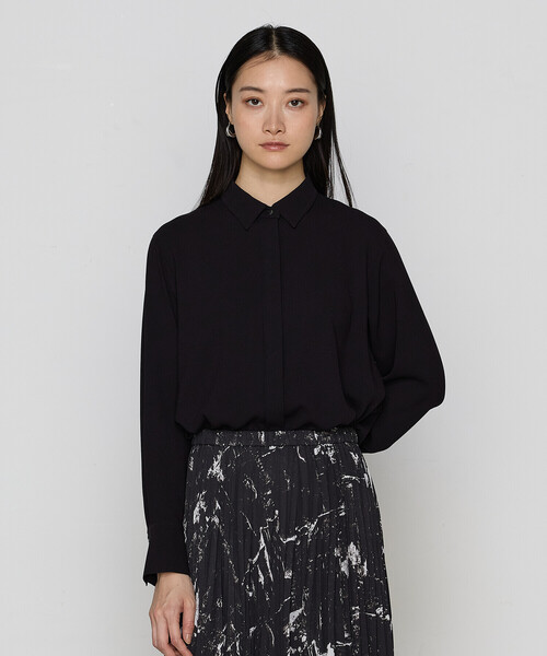 コムサ（COMME CA）/〔 TALLサイズ 〕 トリアセジョーゼット シャツ COMME CA（コムサ） ブラウス シャツ 「 TALLサイズ 」 トリアセジョー