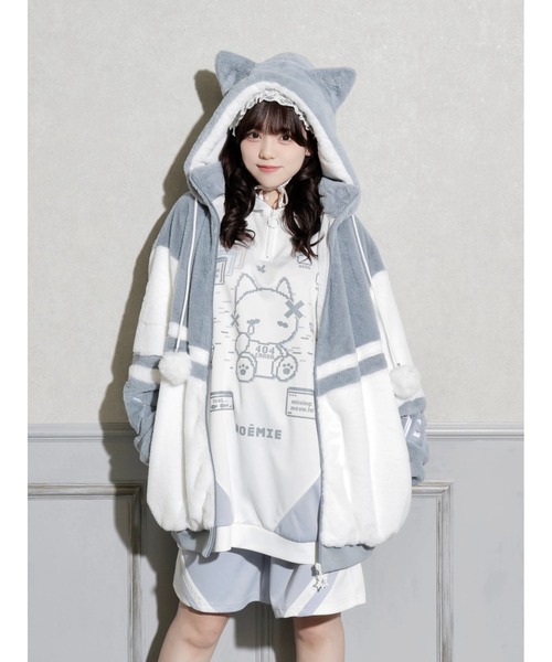 NOEMIE（ノエミー） ブルゾン アウター ねこ耳お星さまぽんぽんユニ