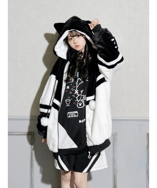 NOEMIE（ノエミー） ブルゾン アウター ねこ耳お星さまぽんぽんユニ