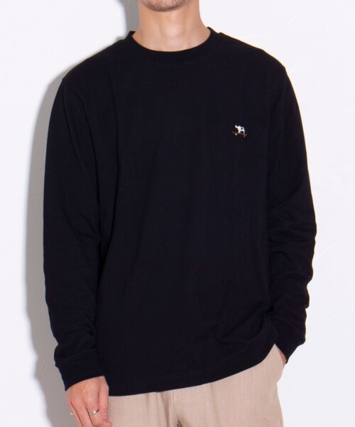 「GLOSTER」 長袖Tシャツ S ベージュ メンズ_画像5